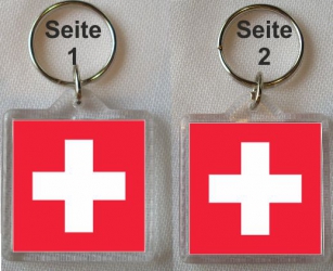 Schlüsselanhänger Schweiz | 40 x 40 mm