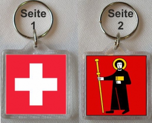 Schlüsselanhänger Glrarus / Schweiz  | 40 x 40 mm