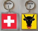 Schlüsselanhänger Uri / Schweiz  | 40 x 40 mm