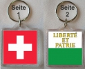Schlüsselanhänger Waadt / Schweiz  | 40 x 40 mm