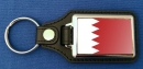 Bahrain Schlüsselanhänger aus Metall und Kunstleder | ca. 95 X 37  mm