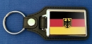 Detutschland mit Adler Schlüsselanhänger aus Metall und Kunstleder | ca. 95 X 37  mm