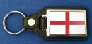 England Schlüsselanhänger aus Metall und Kunstleder | ca. 95 X 37  mm