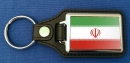 Iran Schlüsselanhänger aus Metall und Kunstleder | ca. 95 X 37  mm