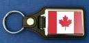 Kanada Schlüsselanhänger aus Metall und Kunstleder | ca. 95 X 37  mm