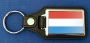 Luxemburg Schlüsselanhänger aus Metall und Kunstleder | ca. 95 X 37  mm