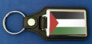 Palästina Schlüsselanhänger aus Metall und Kunstleder | ca. 95 X 37  mm