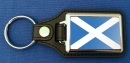Schottland Schlüsselanhänger aus Metall und Kunstleder | ca. 95 X 37  mm