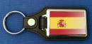 Spanien mit Wappen Schlüsselanhänger aus Metall und Kunstleder | ca. 95 X 37  mm