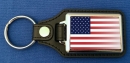 USA | Vereinigte Staaten von Amerika Schlüsselanhänger aus Metall und Kunstleder | ca. 95 X 37  mm