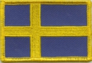 Patch Sticker zum aufbügeln Schweden | 5.5 x 9 cm