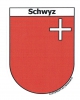 Wappen Schwyz Aufkleber SZ | 6.5 x 8.5 cm