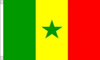 Senegal Fahne gedruckt | 150 x 225 cm