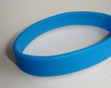 Silikon Armband hellblau