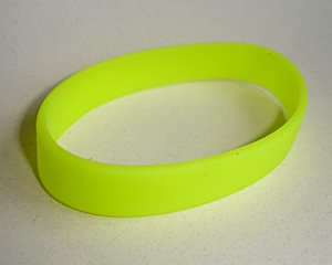 Silikon Armband neon-gelb