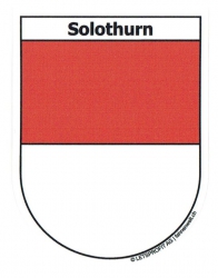 Wappen Solothurn Aufkleber SO | ca. 13.5 x 17.7 cm