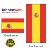 SPANIEN Fahne in Top-Qualität gedruckt im Hoch- und Querformat | diverse Grössen