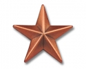 Sternen Pin kupferfarben | ca. 15 mm