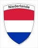 Aufkleber Niederlande Wappen | 6.5 x 8.5 cm