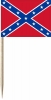 Mini-Fahnen Südstaaten / Confederate / Dixieland Pack à 50 Stück | 30 x 40 mm