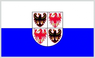 Südtirol/Trentino-Region Fahne gedruckt | 90 x 150 cm