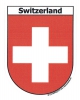Wappen Switzerland Aufkleber CH | 6.5 x 8.5 cm