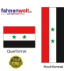 SYRIEN Fahne in Top-Qualität gedruckt im Hoch- und Querformat | diverse Grössen