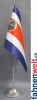 Costa Rica Tisch-Fahne DeLuxe ohne Ständer | 15.5  x 24 cm