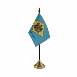Delaware Tisch-Fahne gedruckt | 10 x 15 cm