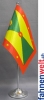 Grenada Tisch-Fahne DeLuxe ohne Ständer | 15.5  x 24 cm