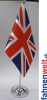Grossbritannien / UK Tisch-Fahne DeLuxe ohne Ständer | 15.5  x 24 cm
