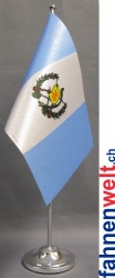 Guatemala Tisch-Fahne DeLuxe ohne Ständer | 15.5  x 24 cm