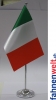 Italien Tisch-Fahne DeLuxe ohne Ständer | 15.5  x 24 cm
