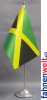 Jamaika Tisch-Fahne DeLuxe ohne Ständer | 15.5  x 24 cm