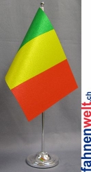 Mali Tisch-Fahne DeLuxe ohne Ständer | 15.5  x 24 cm