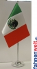 Mexiko Tisch-Fahne DeLuxe ohne Ständer | 15.5  x 24 cm