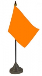 Orange Tisch-Fahne gedruckt | 10 x 15 cm