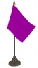 Violette Tisch-Fahne gedruckt | 10 x 15 cm