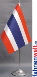 Thailand Tisch-Fahne DeLuxe ohne Ständer | 15.5  x 24 cm