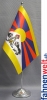 Tibet Tisch-Fahne DeLuxe ohne Ständer | 15.5  x 24 cm