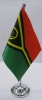 Vanuatu Tisch-Fahne DeLuxe ohne Ständer | 15.5  x 24 cm