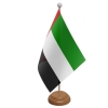 Vereinigte Arabische Emirate VAE Tisch-Fahne gedruckt | 22.5 x 15 cm