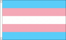 Transgender neues Design Fahne gedruckt | 60 x 90 cm | aus Stoff