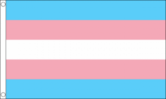 Transgender neues Design Fahne gedruckt | 60 x 90 cm | aus Stoff