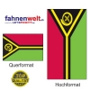 VANUATU Fahne in Top-Qualität gedruckt im Hoch- und Querformat | diverse Grössen