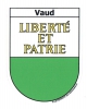 Wappen Waadt/Vaud Aufkleber VD | 6.5 x 8.5 cm