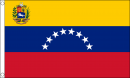 Venezuela MIT Wappen Fahne aus Stoff | 90 x 150 cm