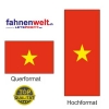 VIETNAM Fahne in Top-Qualität gedruckt im Hoch- und Querformat | diverse Grössen