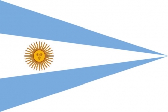 Argentinien Wimpel | 20 x 30 cm