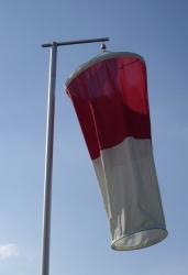 Ausleger Windsackmast Standard mit Alu-Drehkopf in verschiedenen Grössen